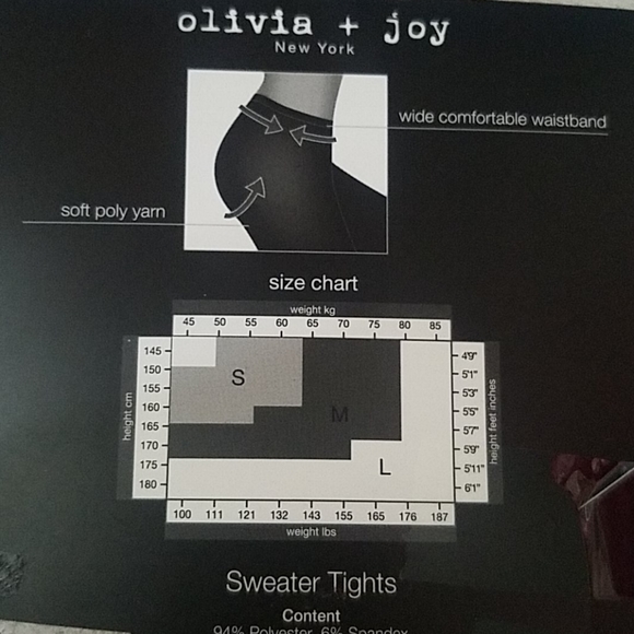 Olivia + Joy New York sweater tights - Picture 6 of 16